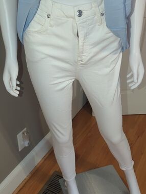 We The Free White High-Rise Skinny Jeans
